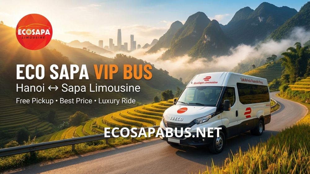 Interior of EcoSapa 9-seat VIP limousine with massage leather seats
