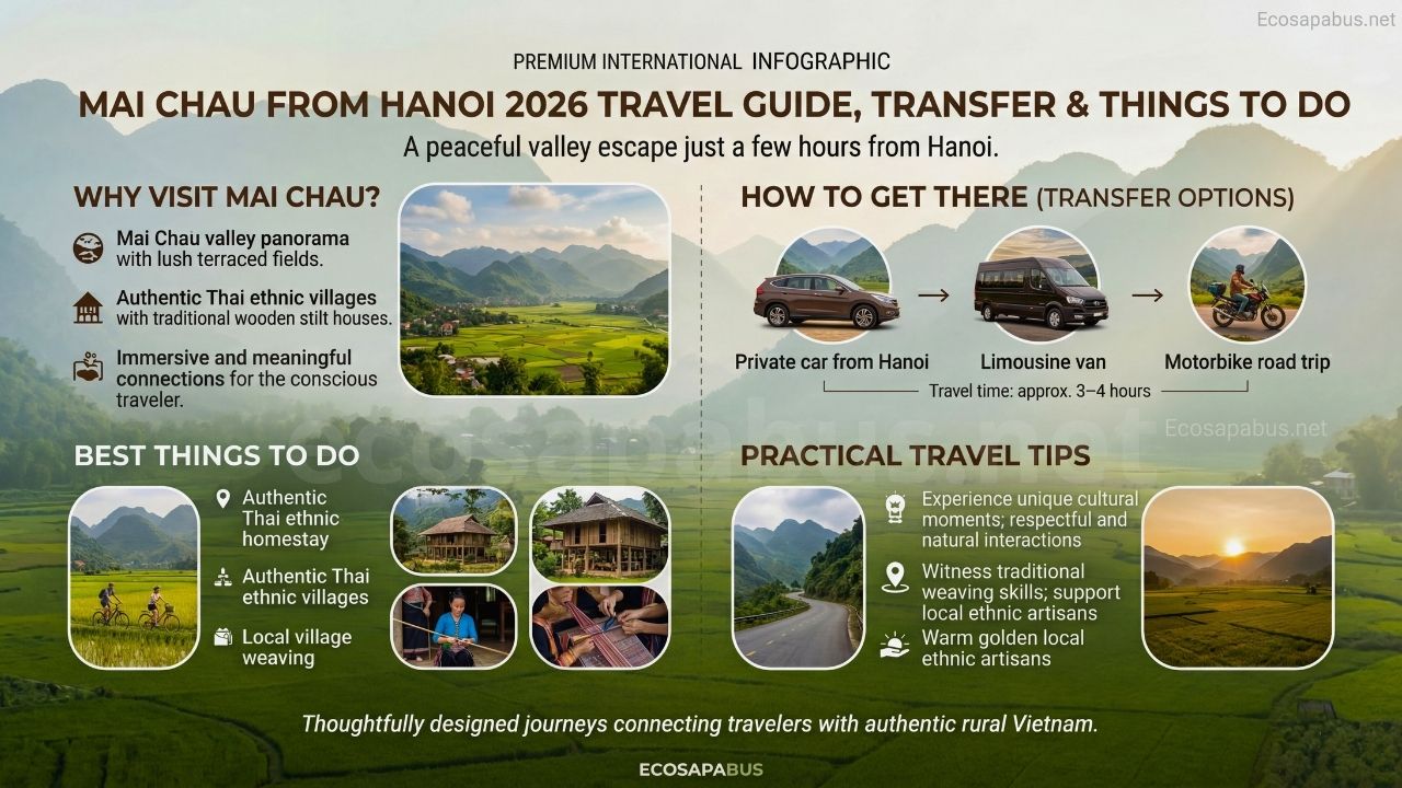 Mai Chau from Hanoi 2026 | Travel Guide, Transfer & Things To Do Mai Chau from Hanoi 2026 Travel Guide Transfer Things To Do