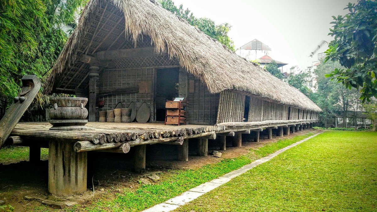 Hanoi best things to do & travel guide Vietnam Museum of Ethnology outdoor exhibit with ethnic minority houses