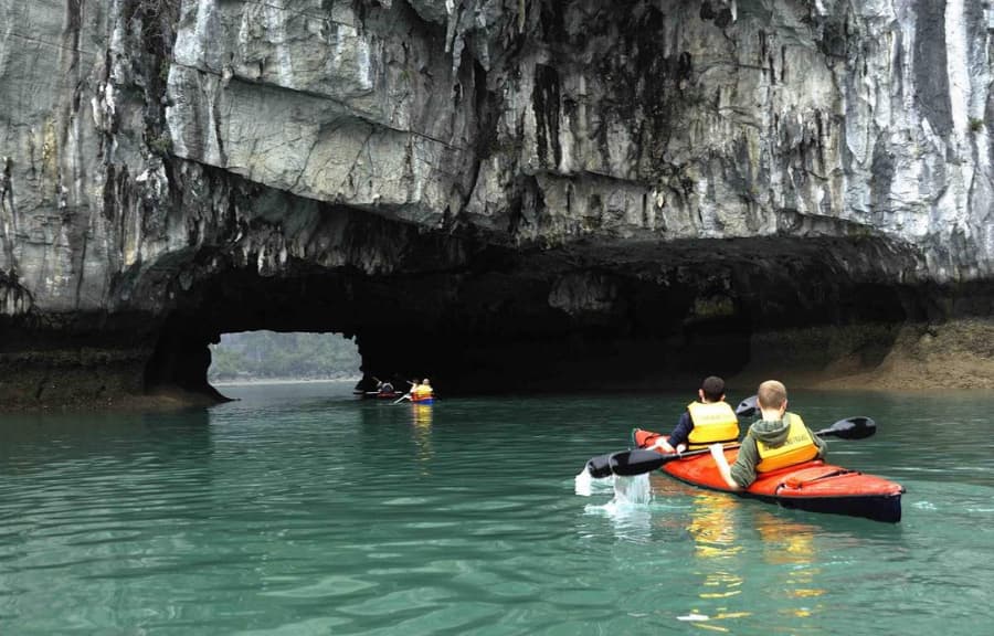 Halong Bay best things to do & travel guide Kayaking among limestone islands