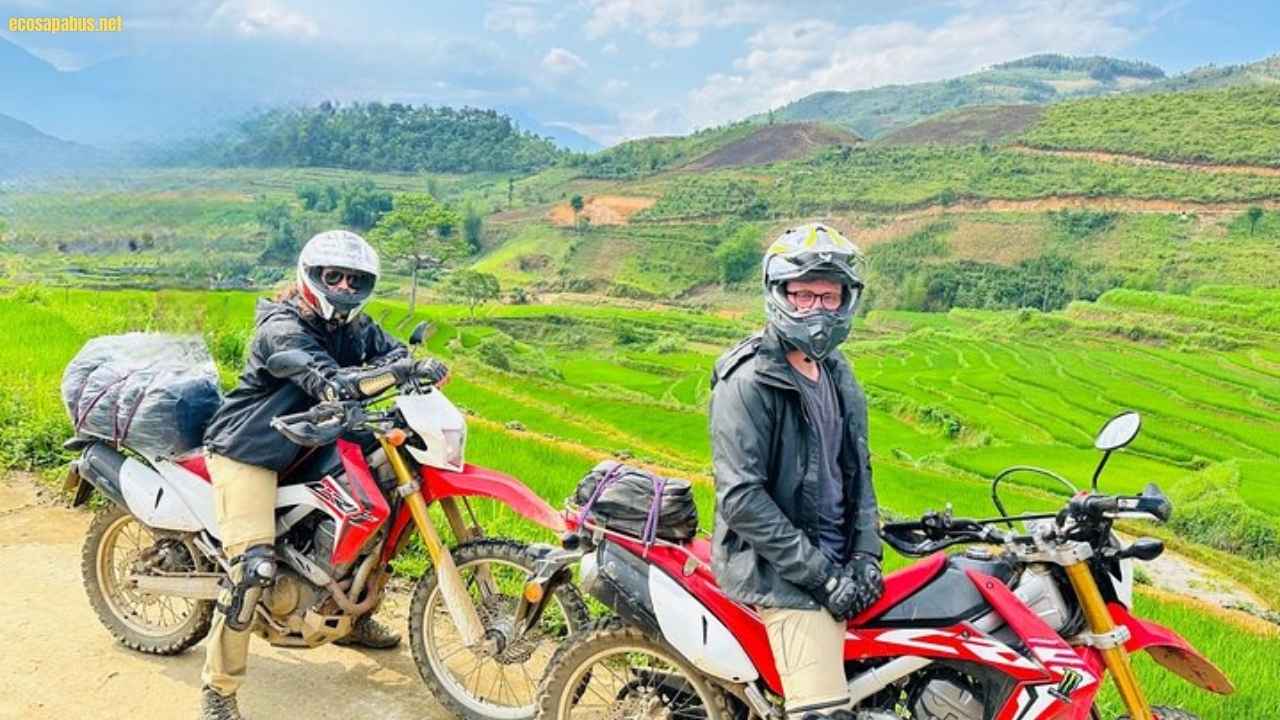 Sin Chai village rice terraces Sapa motorbike Day 2