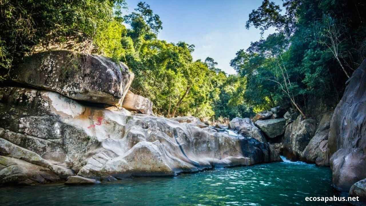 Ba Ho waterfall Nha Trang jungle freshwater swimming hole Vietnam