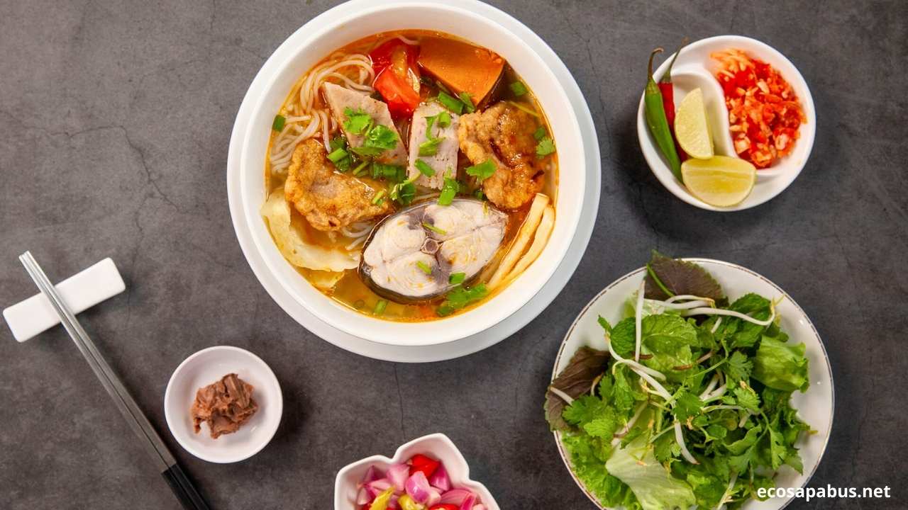 Nha Trang bun ca fish noodle soup Vietnamese street food