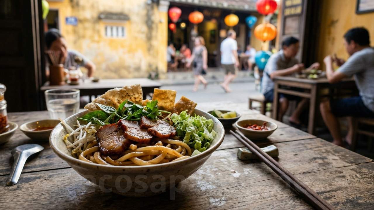 Hoi An Travel Guide 2026: Things to Do, Tailors, Food & Tours Cao Lau Noodles