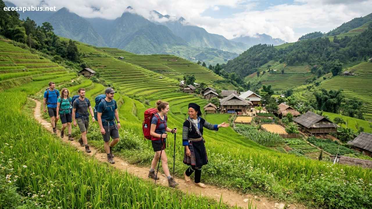 Sapa trekking 2-day hotel Cat Cat Muong Hoa Valley