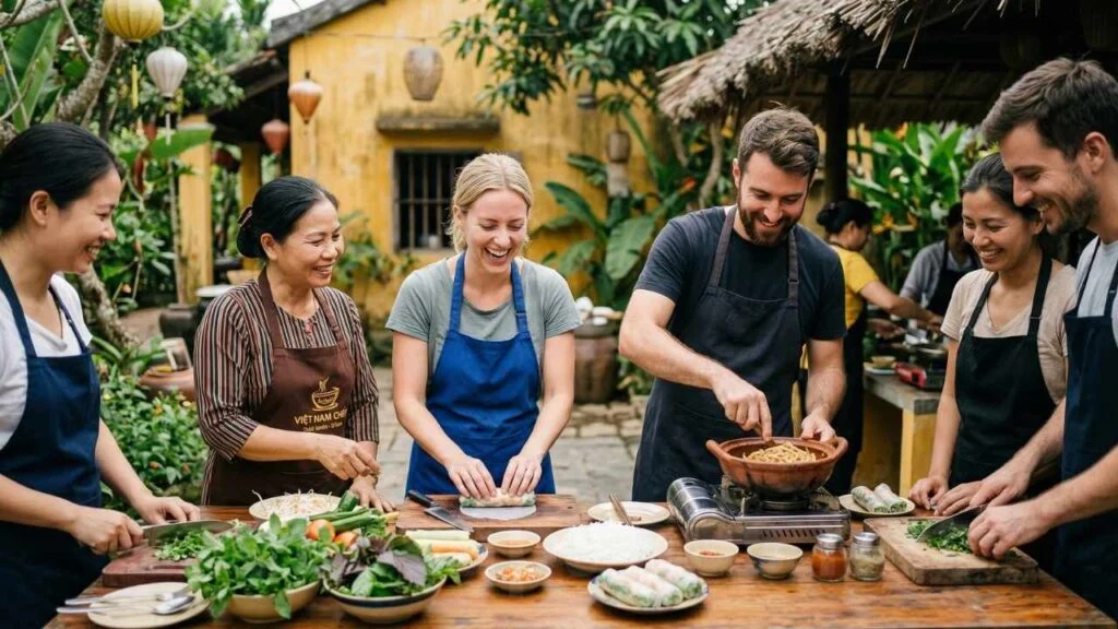 Hoi An Cooking Class Half-Day – Tra Que Village & Thu Bon River