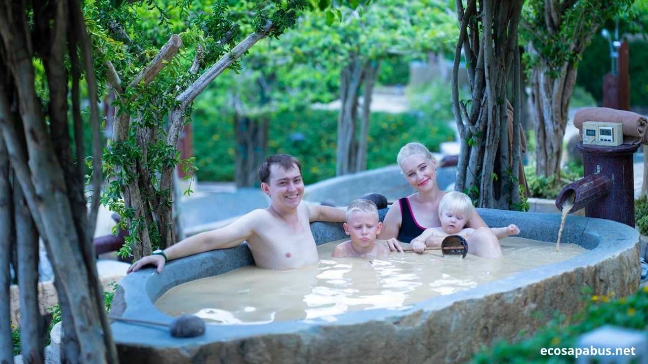 Mud bath hot spring spa Nha Trang Vietnam mineral pools