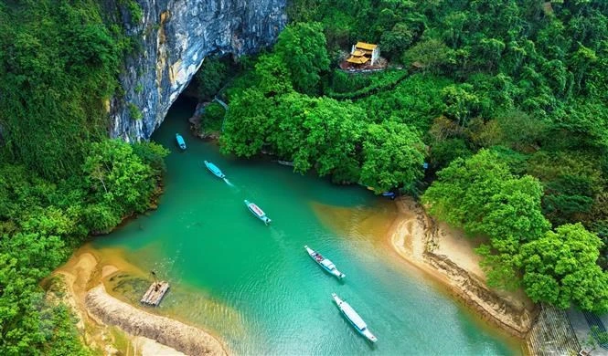 Phong Nha Ke Bang National Park limestone karst mountains jungle UNESCO Vietnam