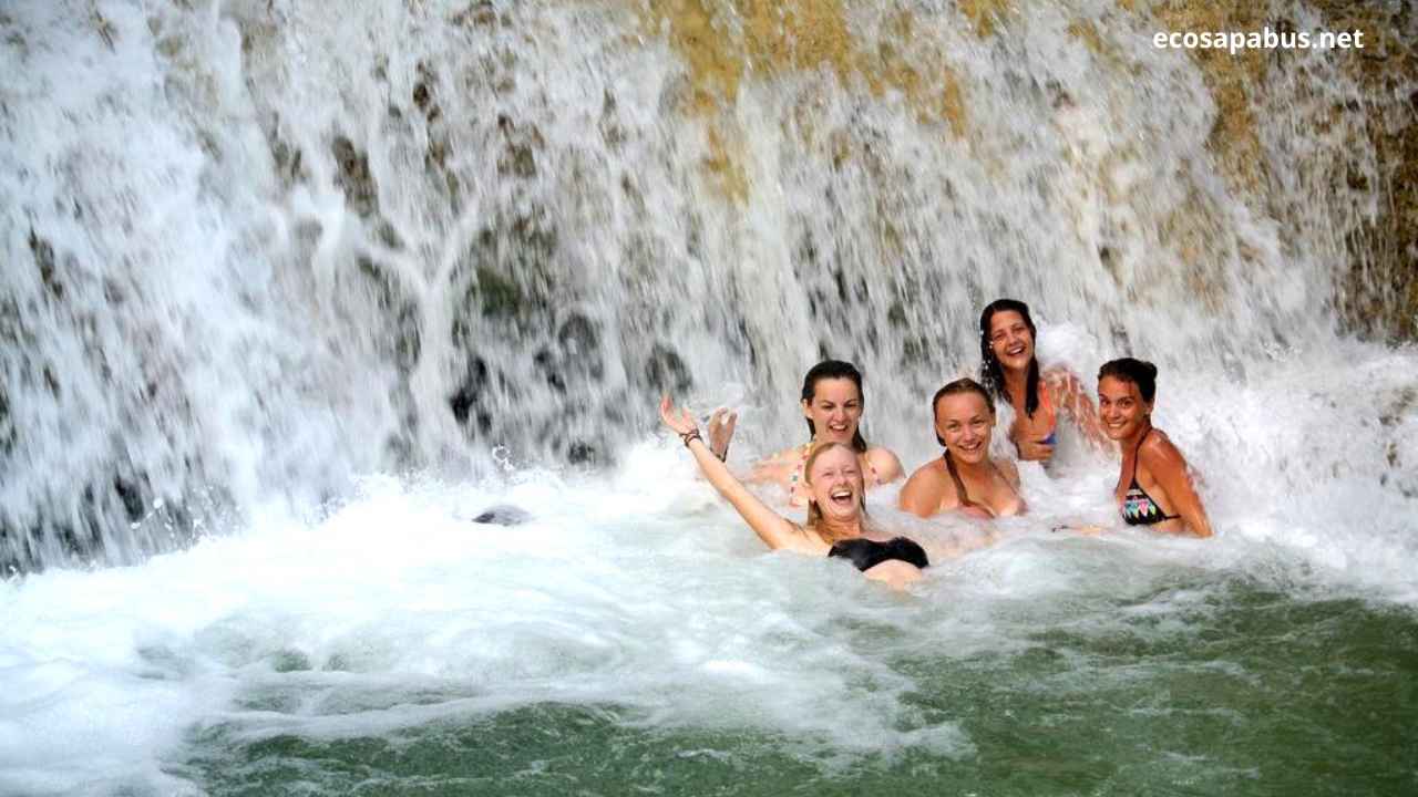 Traditional Thai ethnic homestay interior at Pu Luong with communal sleeping area