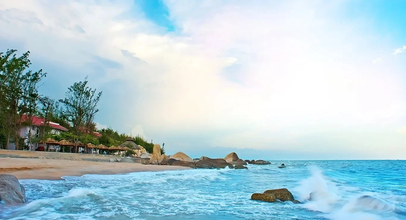 Pineapple Beach Bai Dua Vung Tau Vietnam — calm sheltered cove with clear water