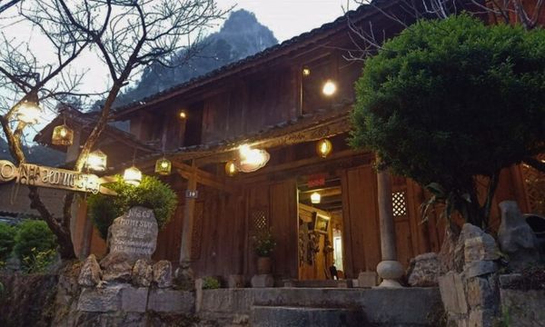 Ha Giang boutique guesthouse mountain view Vietnam