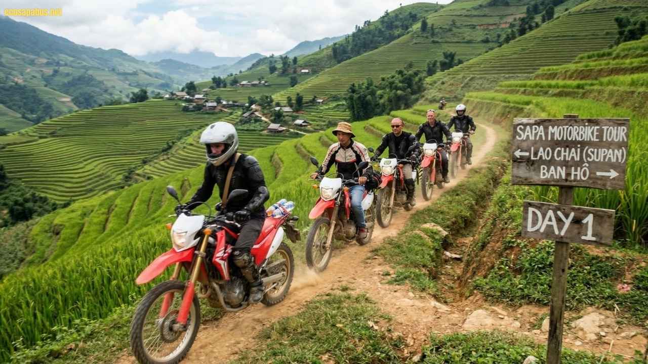 Lao Chai Ta Van Supan Ban Ho Sapa motorbike Day 1