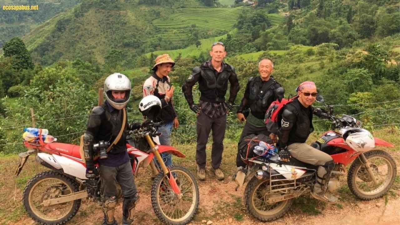 Sapa motorbike 2 days homestay Lavie Waterfall Thanh Phu