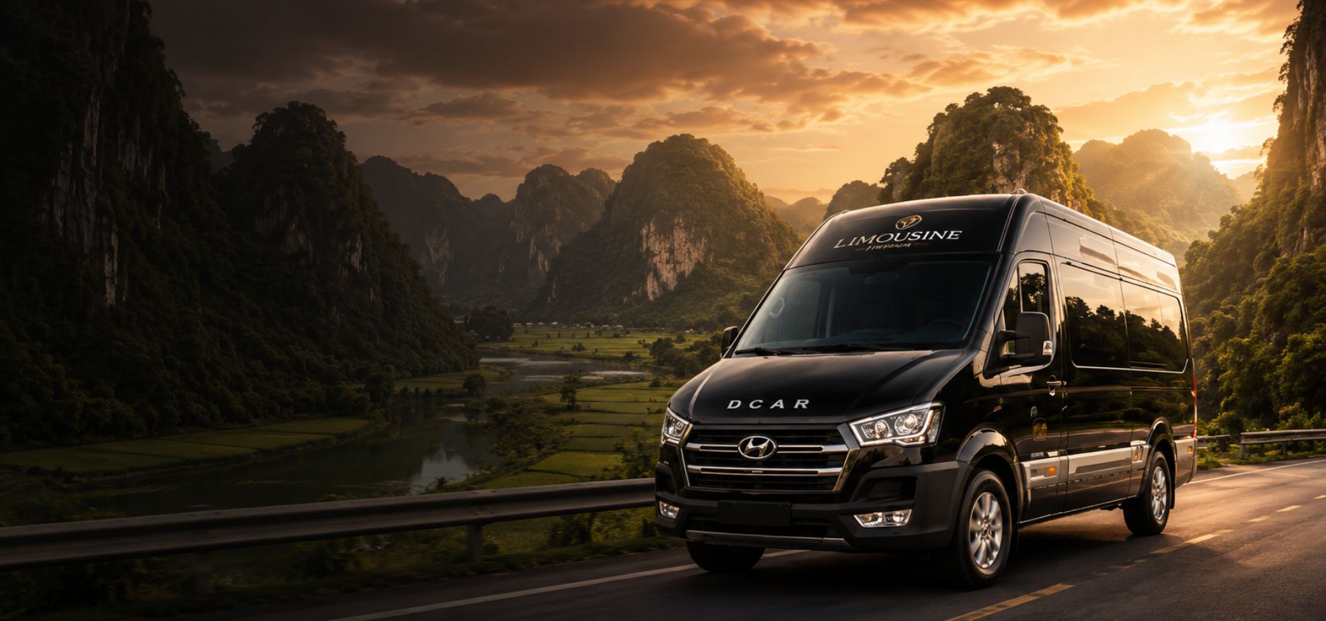 Passenger van exterior