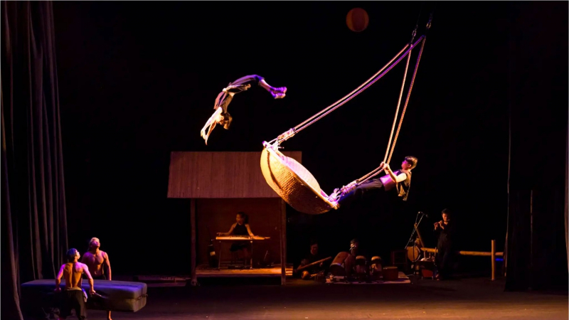 A Mix Of Music And Acrobatics