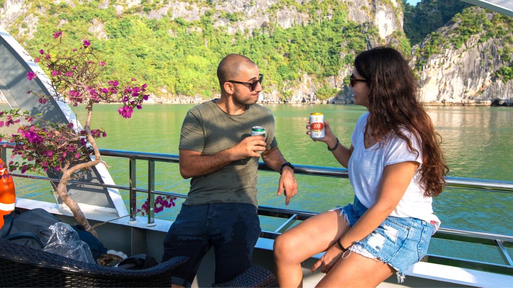 Alova Premium Cruise onboard experience in Halong Bay