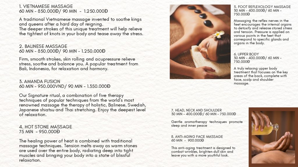 Amanda Cruise spa and wellness facilities on board
