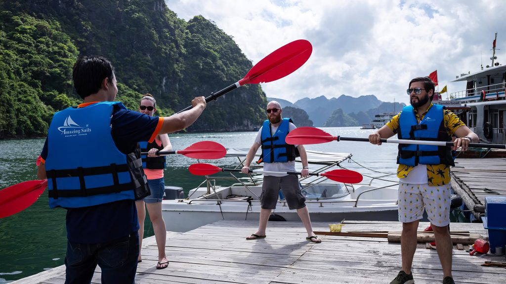 Amazing Sails Explorer Cruise Private cruise activity experience in Halong Bay / Bai Tu Long Bay