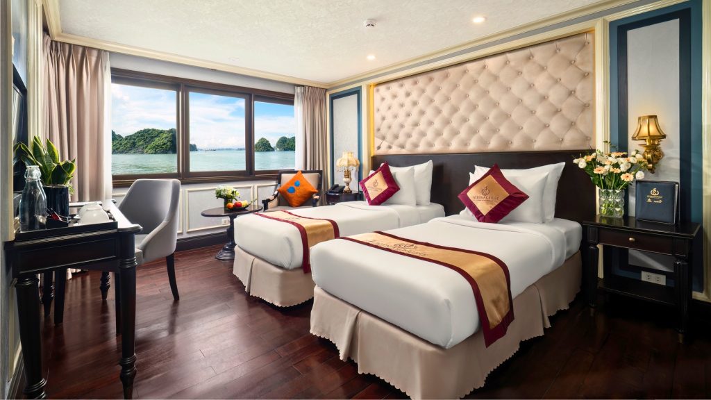 Athena Luxury Cruise private balcony with bay view on Athena Luxury Cruise