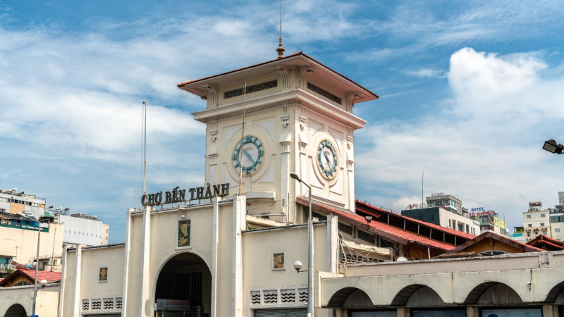 Ben Thanh Market Is A Large Market Located In The Center Of Ho Chi Minh City