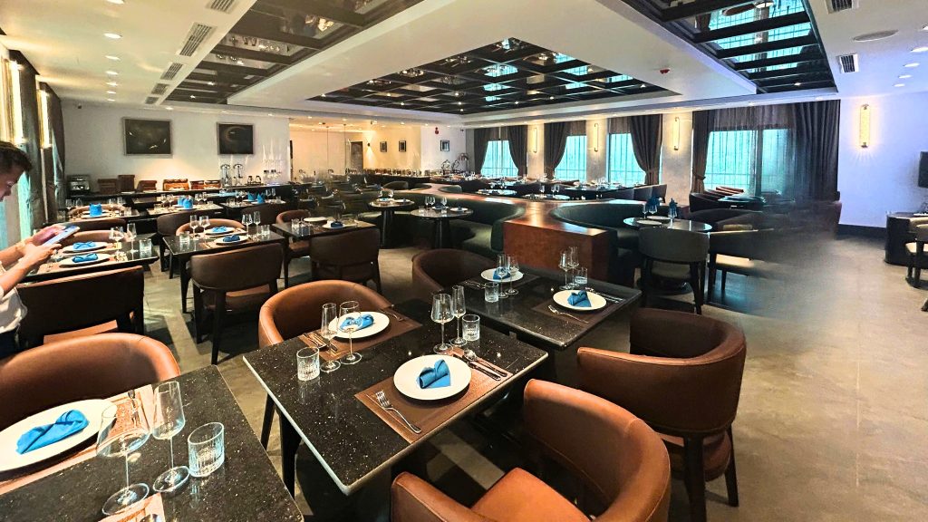 Celina of the Sea Cruise restaurant and onboard dining area
