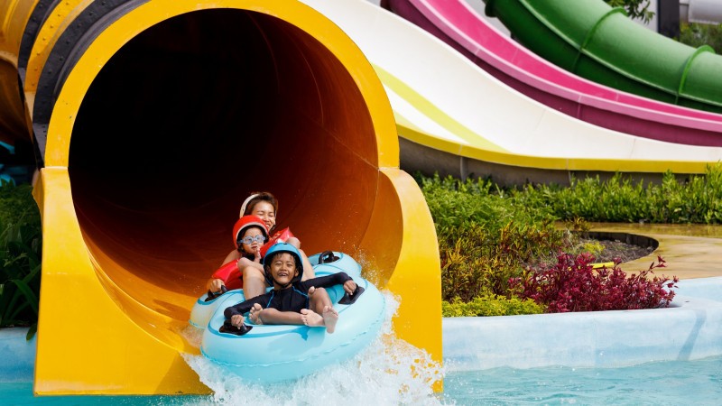 Cool Off At The Tropical Paradise Water Park
