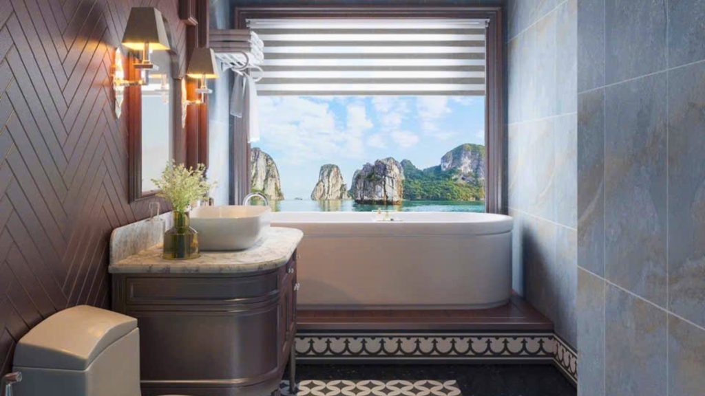 Cycad Grand Cruise bathroom with bathtub on Cycad Grand Cruise
