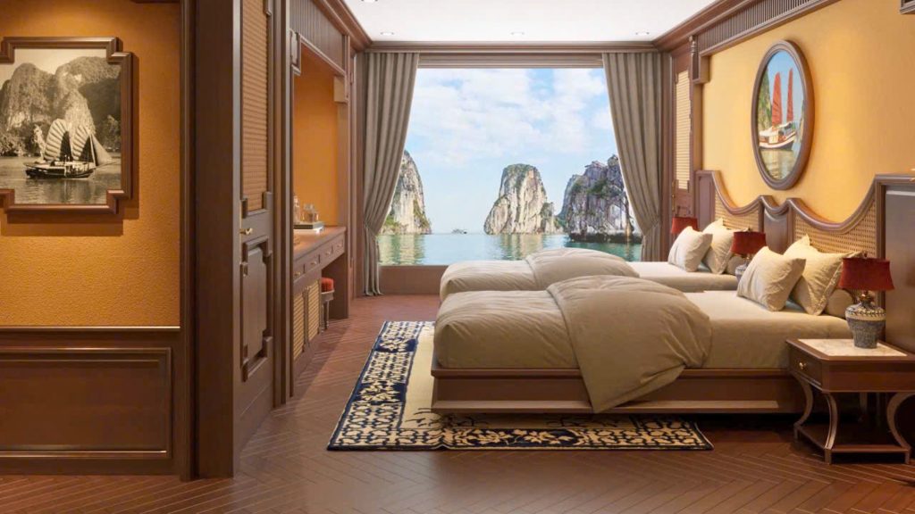 Cycad Grand Cruise private balcony with bay view on Cycad Grand Cruise