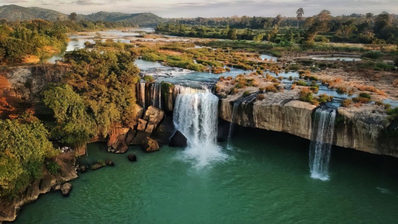 Dray Sap And Dray Nur Waterfall In Buon Me Thuot