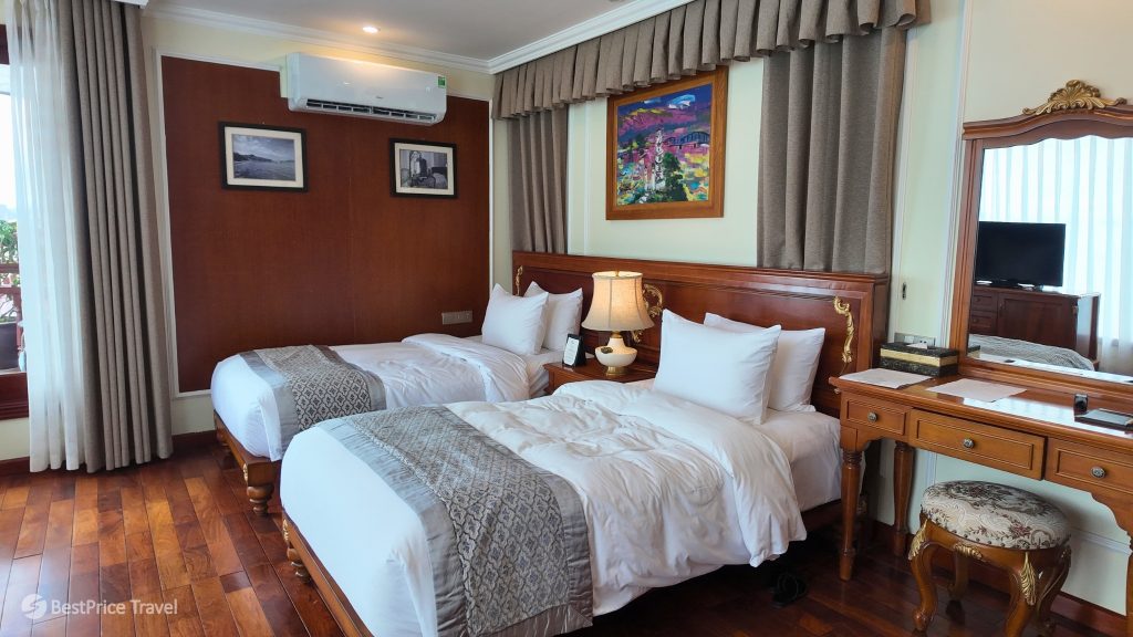 Emperor Cruises cabin interior on Emperor Cruises