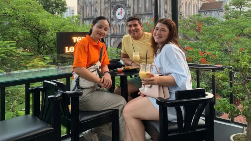 Enjoy A Drink Before Hopping On A Vespa Ride