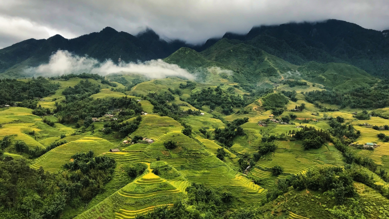 Gorgeous Mountains In Sapa