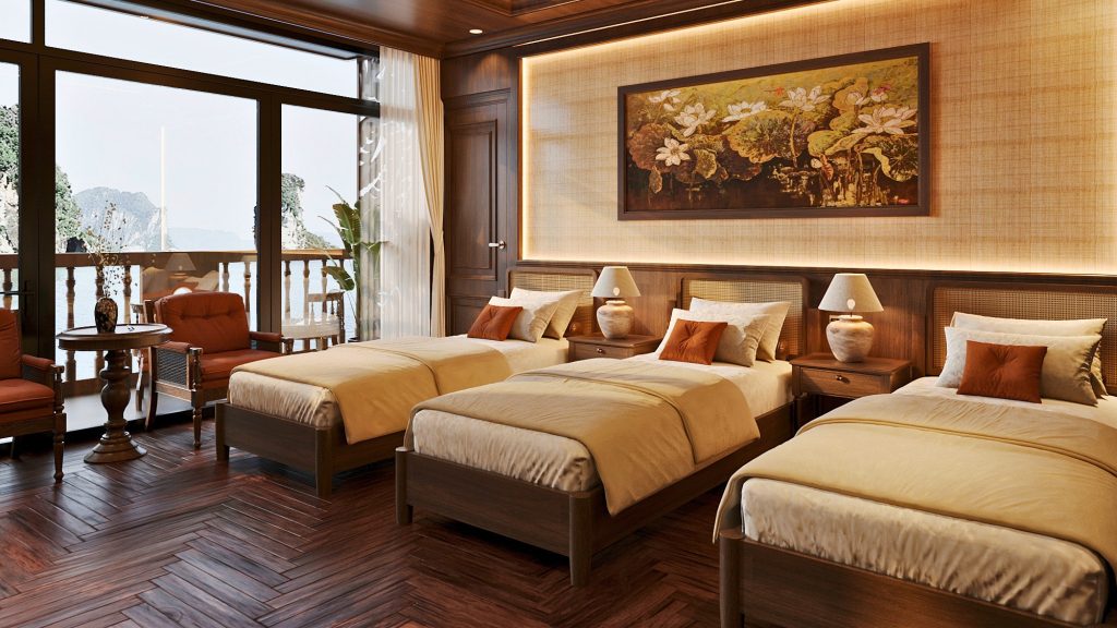 Larissa Cruise Deluxe Balcony Triple cabin