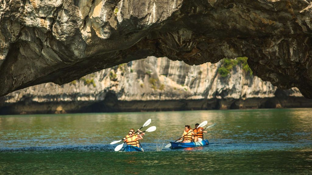 Legend Halong Private Cruise cruise activity experience in Halong Bay