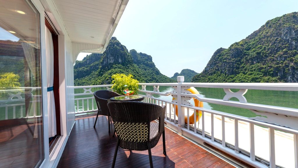 Melody Private Cruise private balcony with bay view on Melody Private Cruise