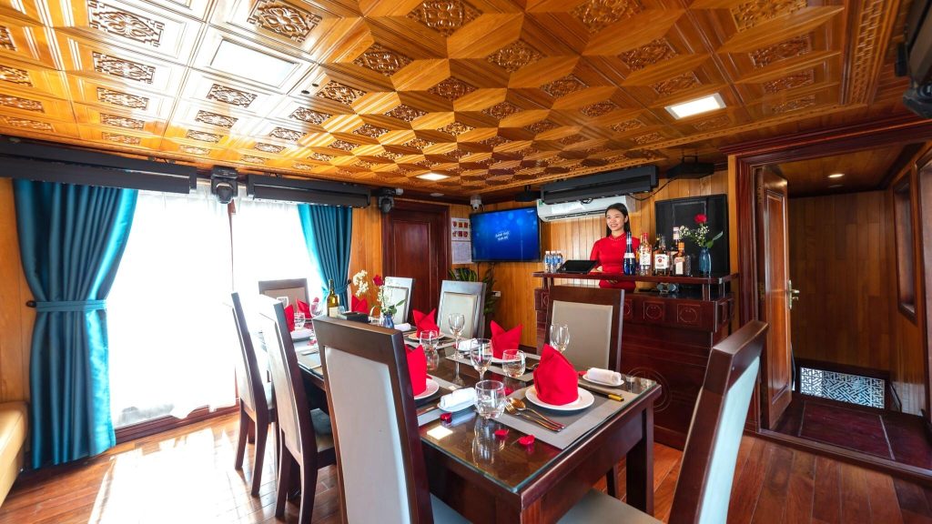 Melody Private Cruise restaurant and onboard dining area
