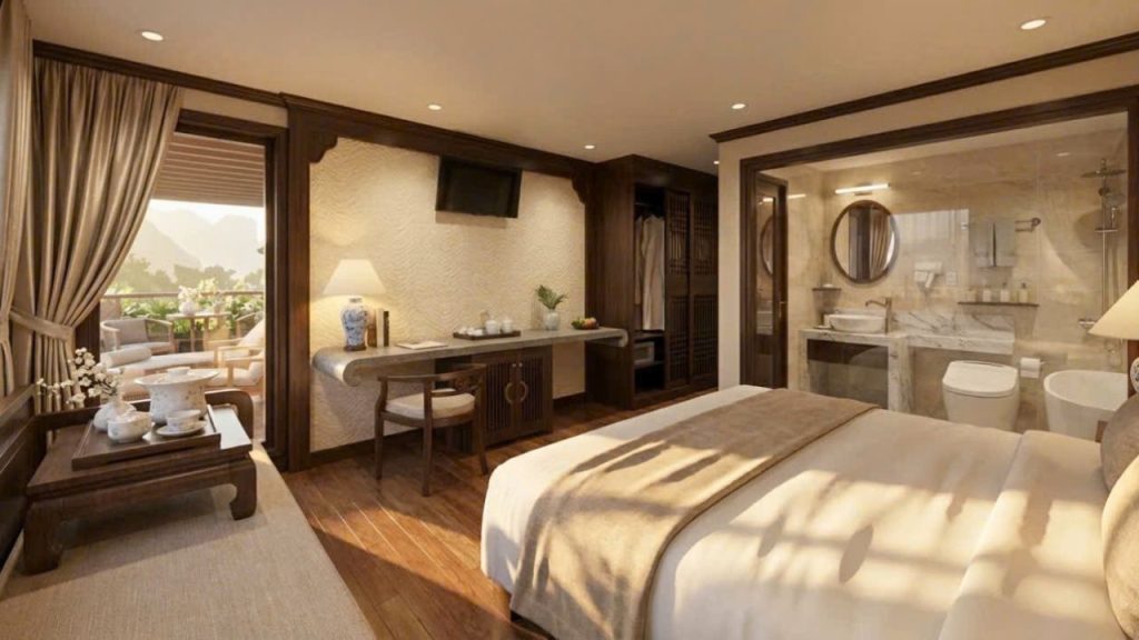 Nostalgia Cruise King Suite cabin