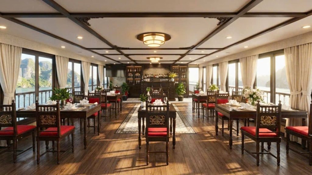 Nostalgia Cruise restaurant and onboard dining area