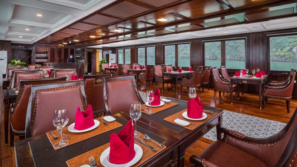 Orchid Trendy Cruise restaurant and onboard dining area