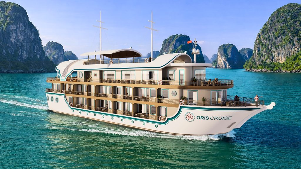 Oris Cruise sailing through Van Don Bay