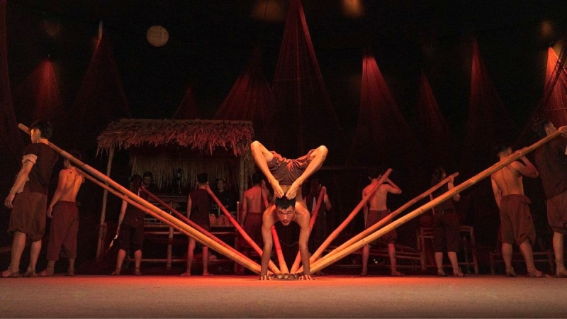 Performers Showcasing The Unique Rituals Of The Central Highland