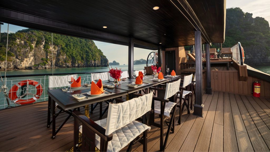 Prince Private Cruise onboard experience in Bai Tu Long Bay