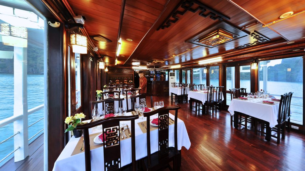 Renea Cruise restaurant and onboard dining area