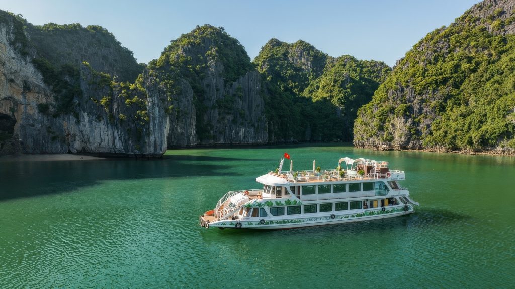 Serenity Day Cruise sailing through Lan Ha Bay - Cat Ba Island