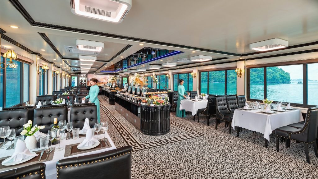 Sonata Day Cruise restaurant and onboard dining area