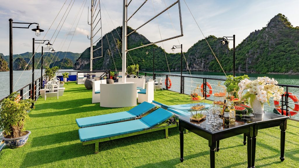 Sonata Day Cruise onboard experience in Halong Bay