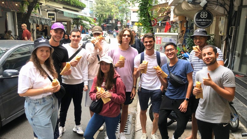 Street food adventures in the lively lanes of Hanoi