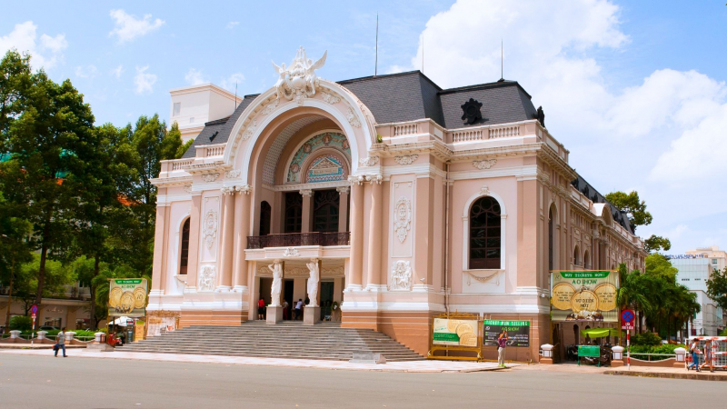 The French Architecture Of Saigon Opera House