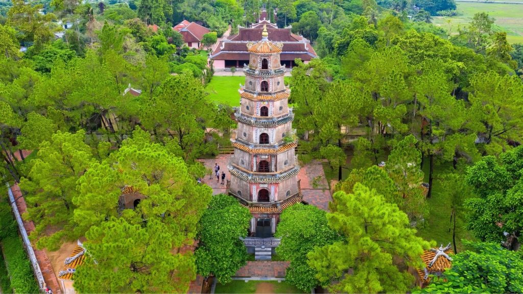 Thien Mu Pagoda The Iconic Pagoda With The Highest Levels In Vietnam
