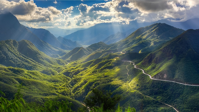 Tram Ton Pass Heaven Gate In Viet Nam in Sapa